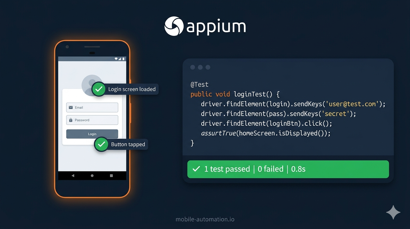 Your First Appium Test: A Complete End-to-End Guide for Android and iOS